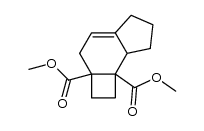 dimethyl 2,2a,3,5,6,7,7a,7b-octahydro-1H-cyclobuta[e]indene-2a,7b-dicarboxylate Structure