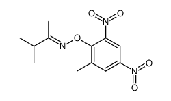 3-Methyl-butan-2-one O-(2-methyl-4,6-dinitro-phenyl)-oxime结构式