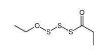 S-(ethoxydisulfanyl) propanethioate结构式