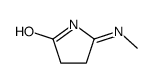 5-(methylamino)-3,4-dihydropyrrol-2-one结构式