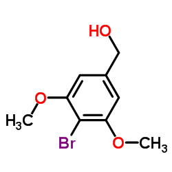 4-溴-3,5-二甲氧基苯甲醇结构式