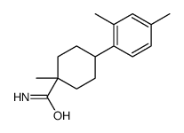 4-(2,4-dimethylphenyl)-1-methylcyclohexane-1-carboxamide Structure