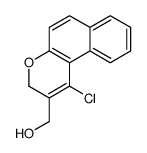 (1-chloro-3H-benzo[f]chromen-2-yl)methanol结构式