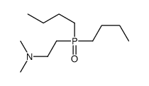 2-dibutylphosphoryl-N,N-dimethylethanamine Structure