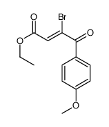 ethyl 3-bromo-4-(4-methoxyphenyl)-4-oxobut-2-enoate结构式
