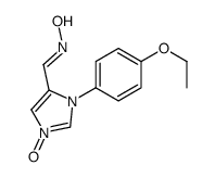 N-[[3-(4-ethoxyphenyl)-1-oxidoimidazol-1-ium-4-yl]methylidene]hydroxylamine Structure