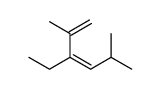 2,5-Dimethyl-3-ethyl-1,3-hexadiene结构式