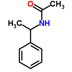 Acetamide, N-(1-phenylethyl)- Structure