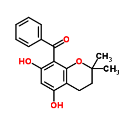 8-Benzoyl-5,7-dihydroxy-2,2-diMethylchroMane structure