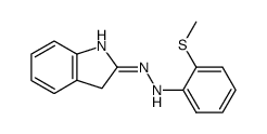 Dihydroindole phenylhydrazone结构式