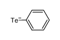Phenyl telluride ion Structure