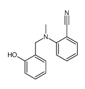 2-[(2-hydroxyphenyl)methyl-methylamino]benzonitrile Structure