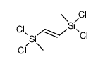 (E)-1,2-bis(dichloromethylsilyl)ethene结构式