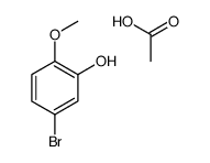 acetic acid,5-bromo-2-methoxyphenol Structure