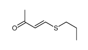 4-propylsulfanylbut-3-en-2-one结构式
