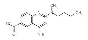 Benzamide,2-(3-butyl-3-methyl-1-triazen-1-yl)-5-nitro-结构式