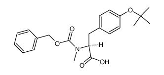 N-Cbz-N-methyl-(O-tert-butyl)tyrosine Structure