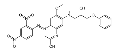 N-[2-[(2,4-dinitrophenyl)azo]-5-[(2-hydroxy-3-phenoxypropyl)amino]-4-methoxyphenyl]acetamide picture