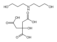 bis(2-hydroxypropyl)ammonium citrate结构式