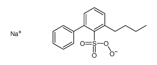 sodium butyl-2-hydroxy[1,1'-biphenyl]sulphonate Structure