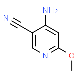 3-Pyridinecarbonitrile,4-amino-6-methoxy-(9CI)结构式