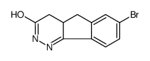 7-bromo-2,4,4a,5-tetrahydroindeno[1,2-c]pyridazin-3-one结构式
