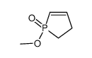 1-Methoxy-2,3-dihydro-1H-phosphole 1-oxide结构式