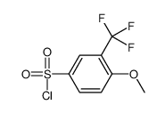 4-Methoxy-3-(trifluoromethyl)benzenesulfonyl chloride Structure