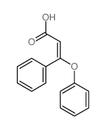 (Z)-3-phenoxy-3-phenyl-prop-2-enoic acid结构式