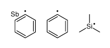 Stibine, diphenyl(trimethylsilyl)- Structure