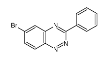 6-bromo-3-phenyl-1,2,4-benzotriazine Structure