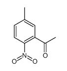1-(5-甲基-2-硝基苯基)乙酮结构式