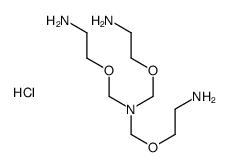 2-[[bis(2-aminoethoxymethyl)amino]methoxy]ethanamine,hydrochloride结构式