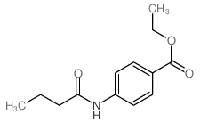 ethyl 4-(butanoylamino)benzoate结构式