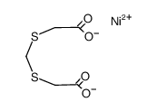 2,2'-[Methylenebis(thio)]bisacetic acid nickel(II) salt Structure