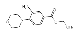 3-氨基-4-吗啉-4-苯甲酸乙酯结构式