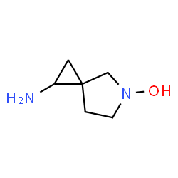 5-Azaspiro[2.4]heptan-1-amine,5-hydroxy-(9CI) Structure