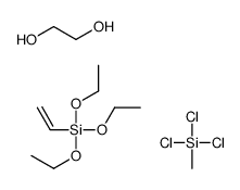 ethane-1,2-diol,ethenyl(triethoxy)silane,trichloro(methyl)silane结构式