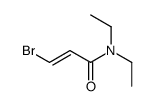 3-bromo-N,N-diethylprop-2-enamide结构式