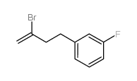 2-BROMO-4-(3-FLUOROPHENYL)-1-BUTENE结构式