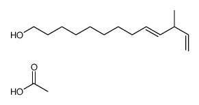 acetic acid,11-methyltrideca-9,12-dien-1-ol结构式