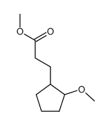 methyl 3-(2-methoxycyclopentyl)propanoate Structure