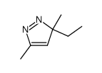 3-ethyl-3,5-dimethyl-3H-pyrazole Structure