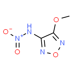 1,2,5-Oxadiazol-3-amine,4-methoxy-N-nitro-(9CI)结构式