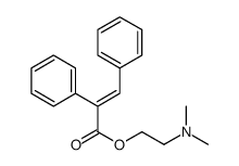 2-(dimethylamino)ethyl (Z)-2,3-diphenylprop-2-enoate Structure