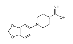 1-Piperazinecarboxamide,N-1,3-benzodioxol-5-yl-(9CI) Structure