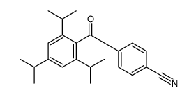 4-[2,4,6-tri(propan-2-yl)benzoyl]benzonitrile结构式