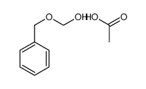 acetic acid,phenylmethoxymethanol Structure