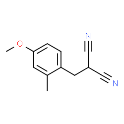 Propanedinitrile, [(4-methoxy-2-methylphenyl)methyl]- (9CI) Structure