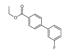 ethyl 3'-fluoro-[1,1'-biphenyl]-4-carboxylate Structure